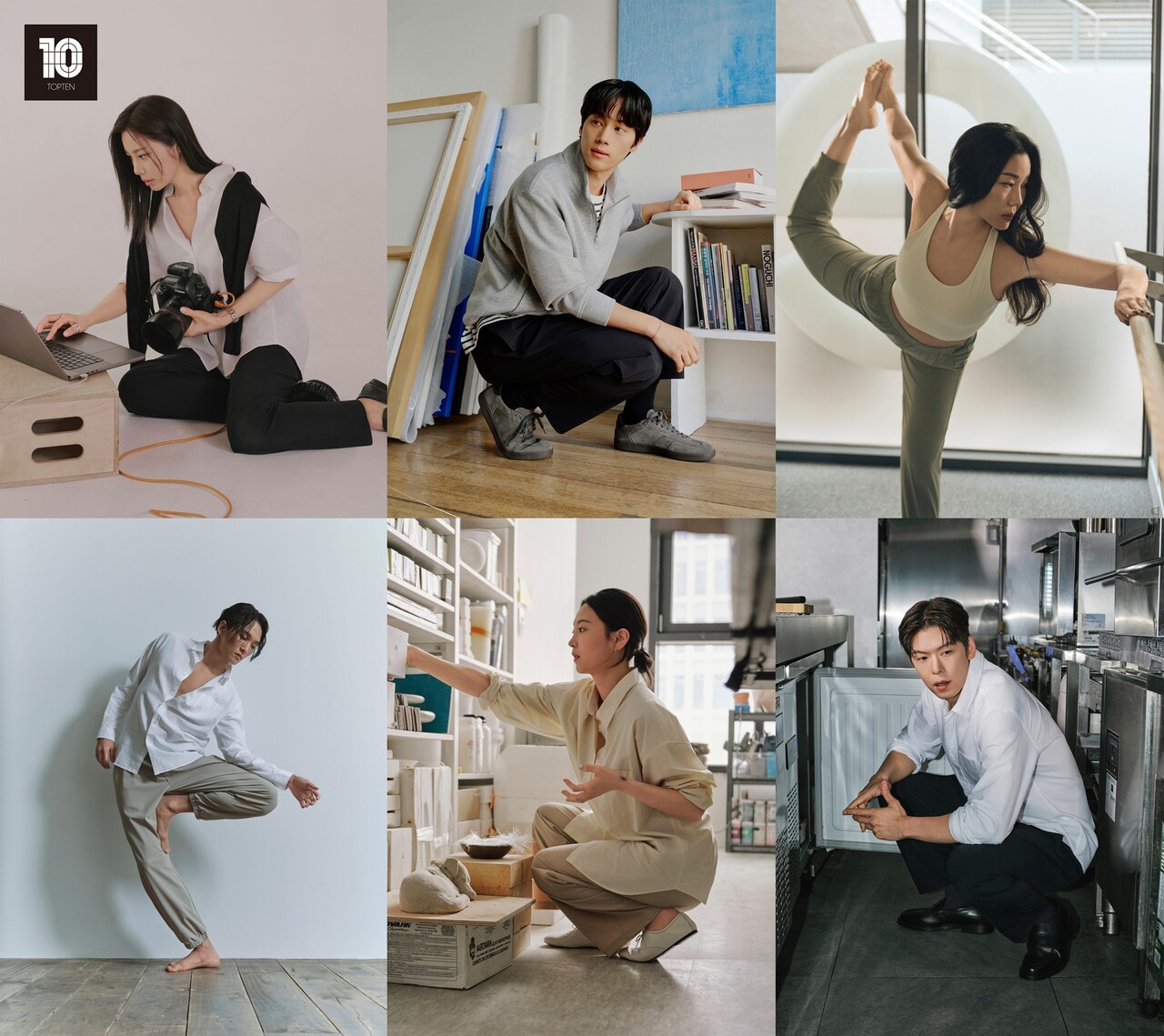 ▲ 『スーパーストレッチ』の新キャンペーン『ムーブインコンフォート（Move in Comfort）』の撮影イメージ。写真=新星通商