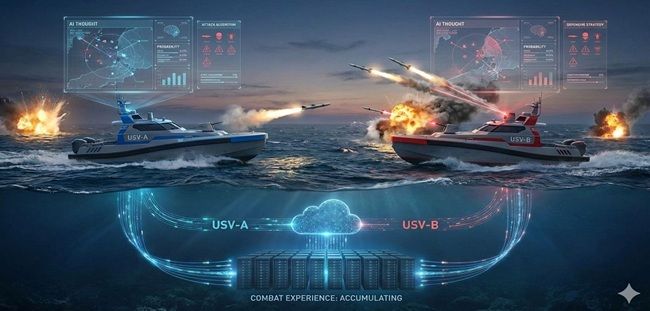 無人システム専用海上実験場運用概念図。ⓒ国家人工知能戦略委員会