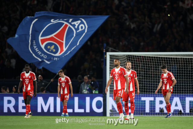 バイエルン・ミュンヘンが2026年4月、フランス・パリで行われたPSGとの2025-26シーズンUEFAチャンピオンズリーグ準決勝アウェイ第1戦で4-5の敗戦を喫した。/ゲッティイメージズコリア