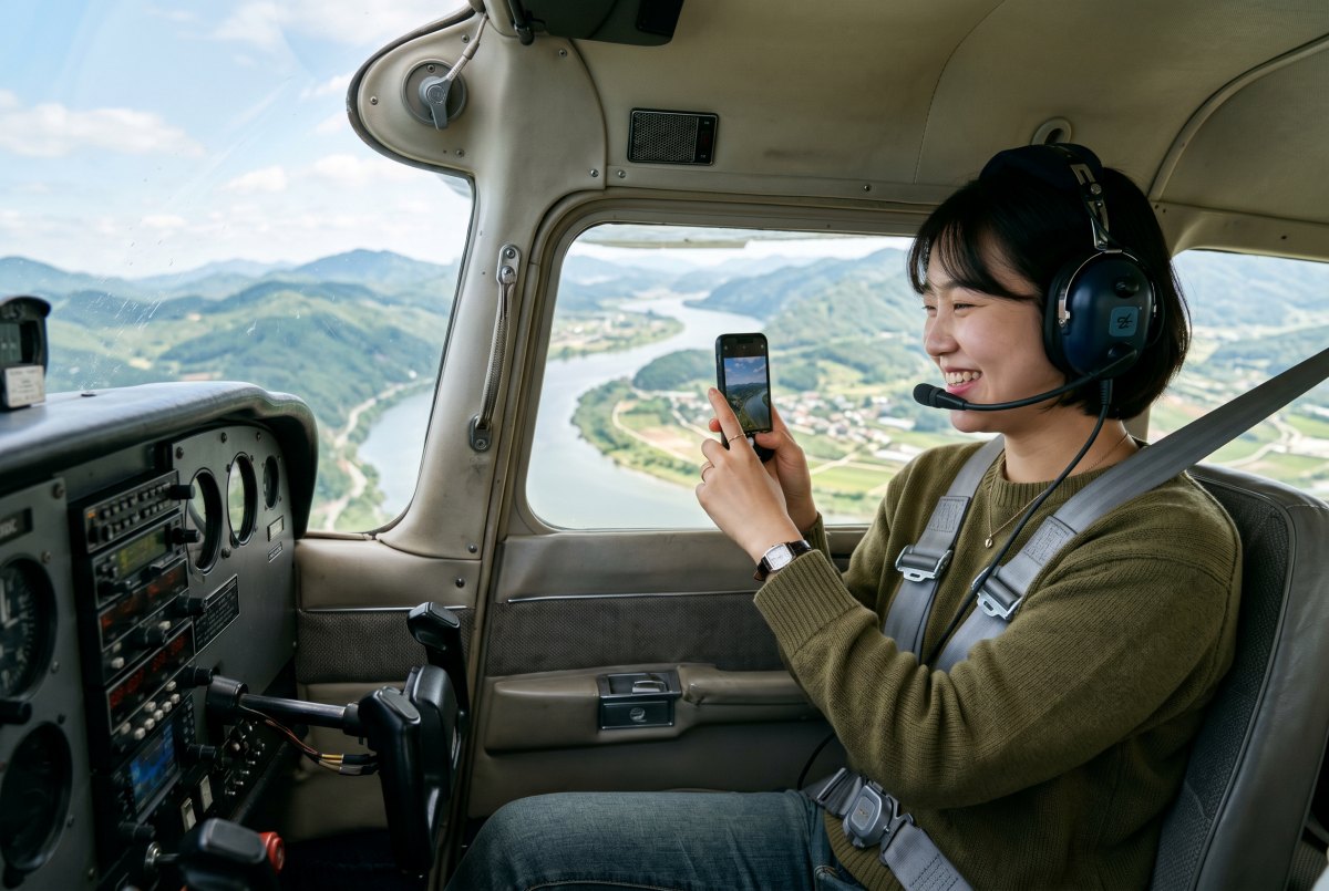 ヨジュの軽飛行機体験おすすめ／記事の理解を助けるAI画像