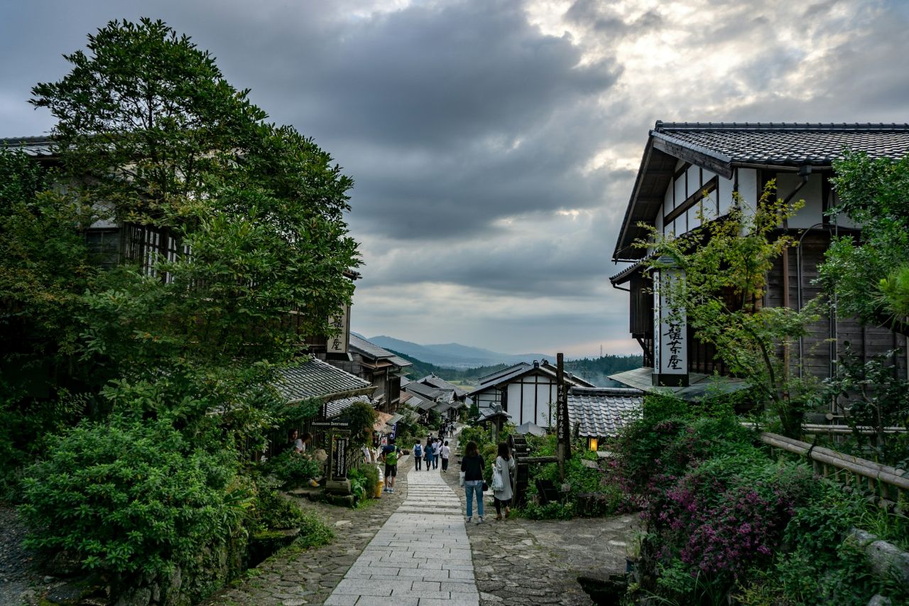 \"馬籠の風景