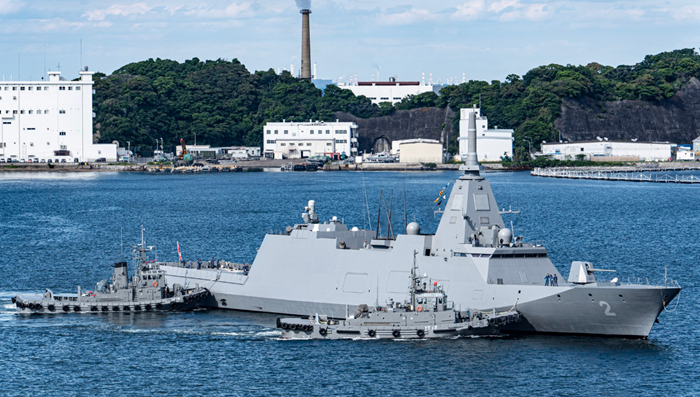 \"日本モガミ級5番艦「ヤハギ」就役…オーストラリア次期護衛艦市場でチュンナム級と競合\"