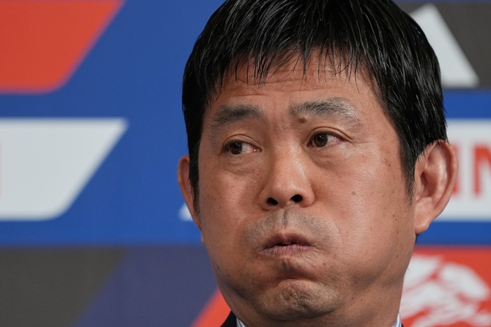 ▲ モリヤス・ハジメ日本サッカー代表監督が東京で行われた記者会見で2026北中米ワールドカップの最終メンバーを発表した。 ⓒ聯合ニュース/AP