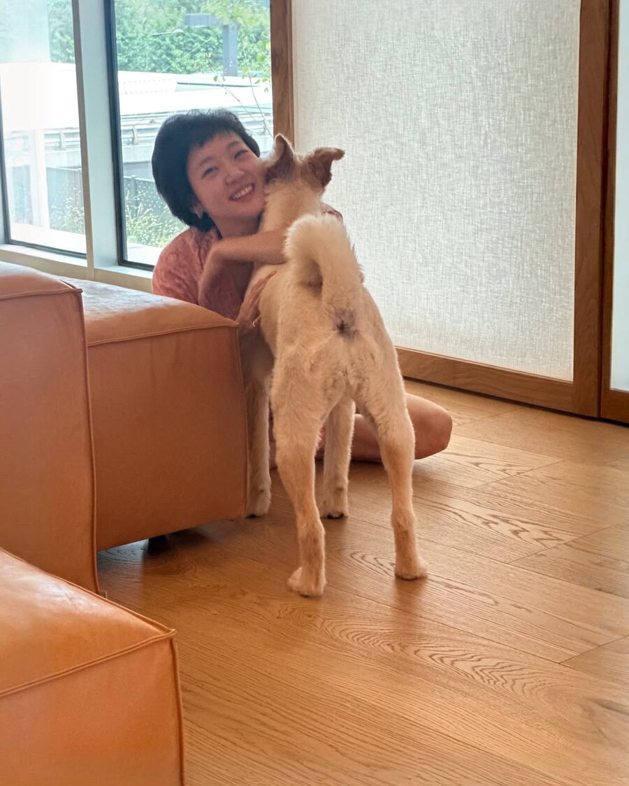 ▲ 女優キム・ゴウンの愛犬「ウォリ」が虹の橋を渡った。出典|キム・ゴウン インスタグラム