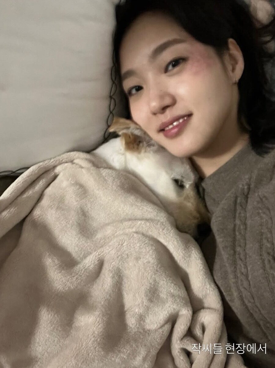 ▲ 女優キム・ゴウンの愛犬「ウォリ」が虹の橋を渡った。出典|キム・ゴウン インスタグラム