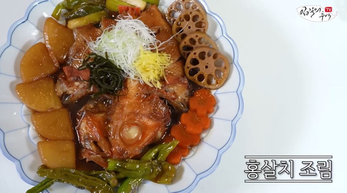 完成したホンサルチの煮付け
