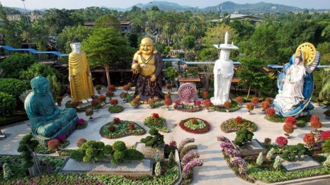 ノンヌット熱帯庭園の庭園区画