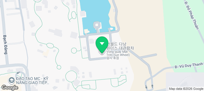 \"センワールドダナンワンダーズ大観覧車の地図\"