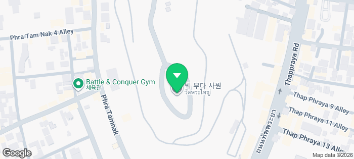 ビッグ・ブッダ寺院の地図