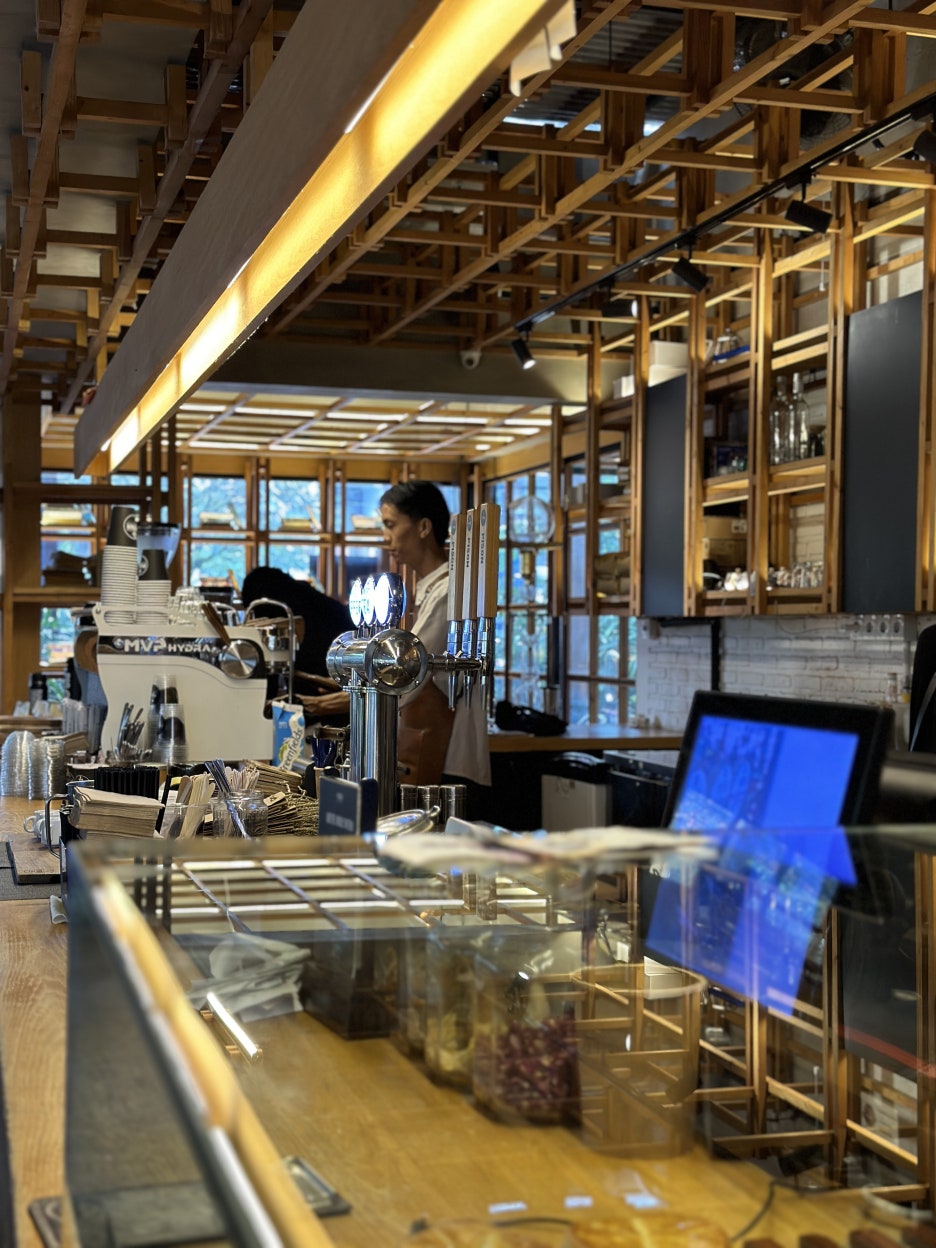 カフェの外観