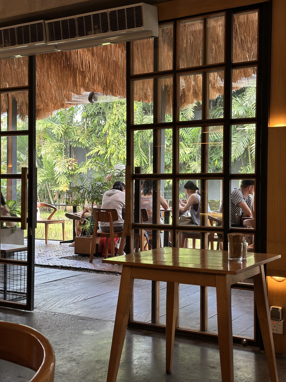 カフェの内部
