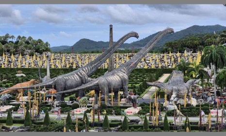 ノンヌット熱帯庭園の風景