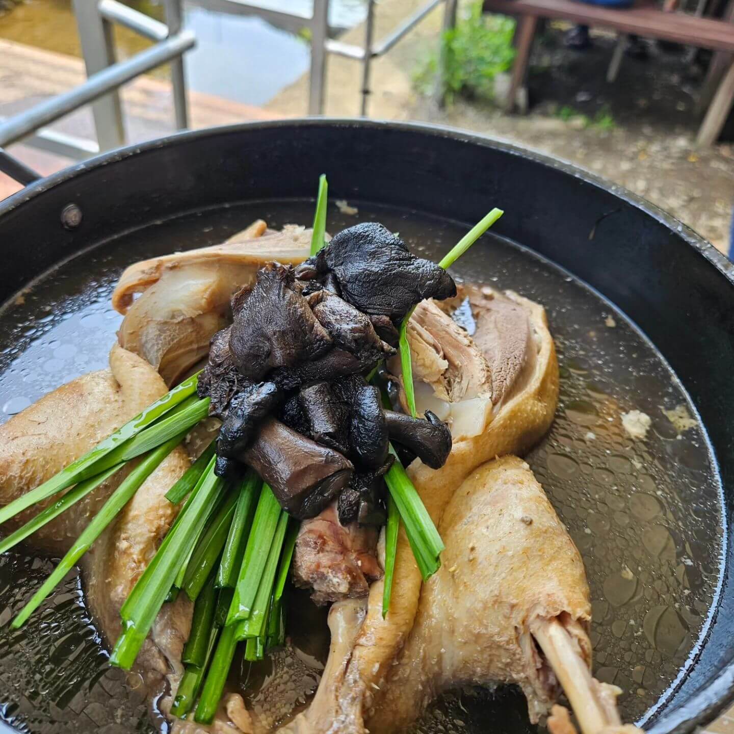 장흥폭포수식당の外観