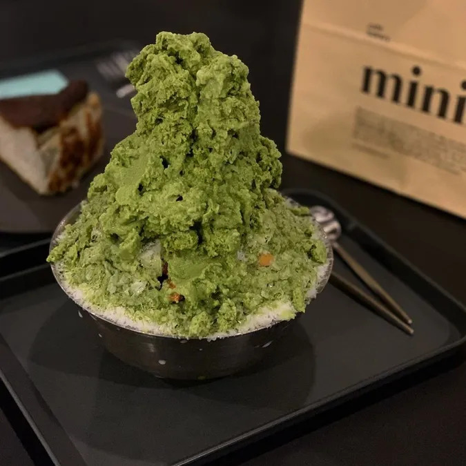 미니마이즈のかき氷写真