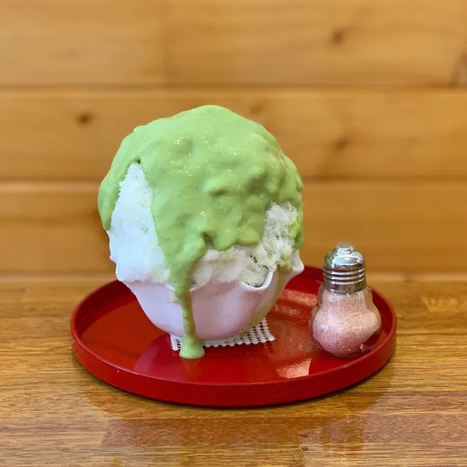 부빙のかき氷写真