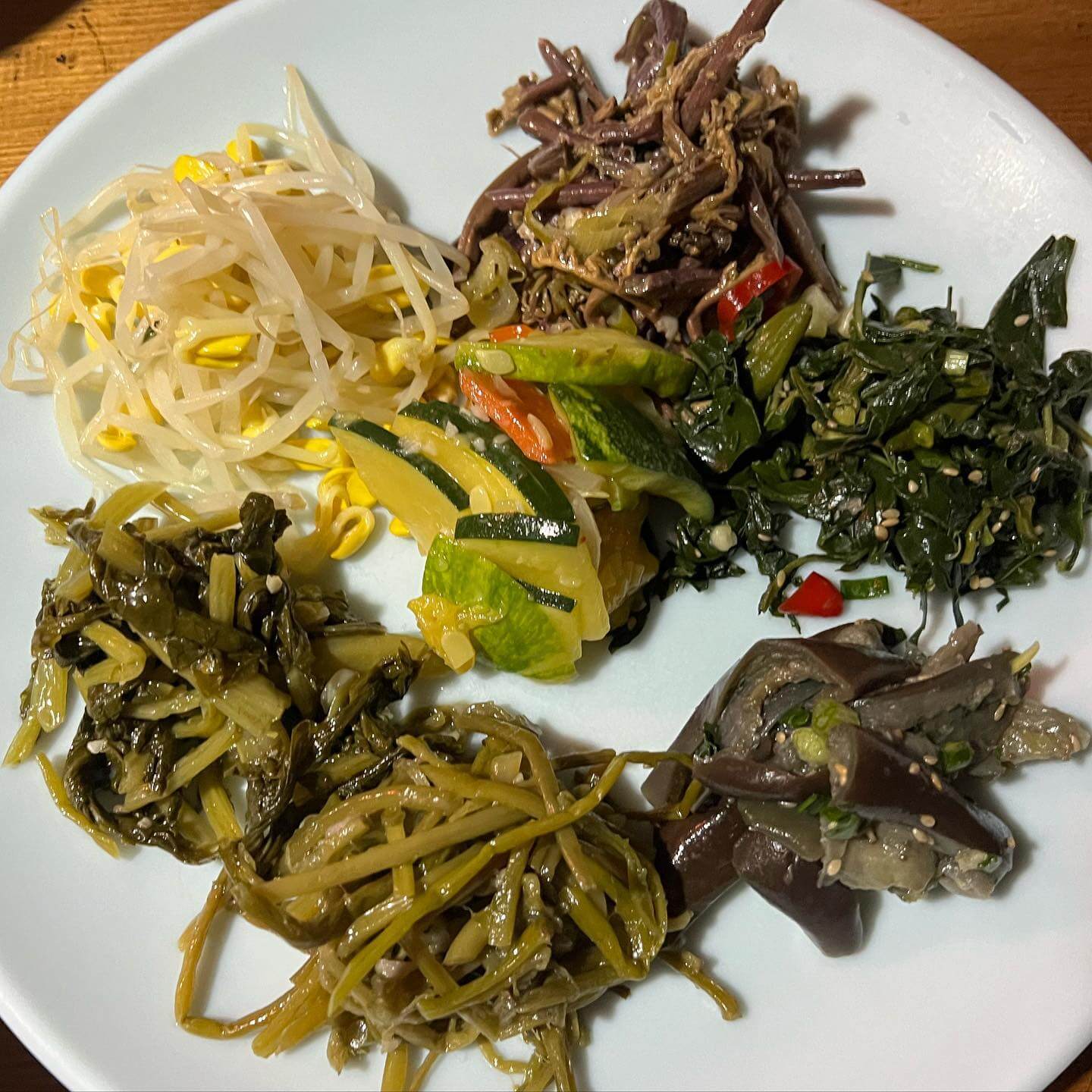 시골보리밥집の料理