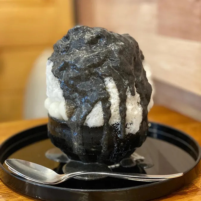 부빙の店内またはかき氷の写真