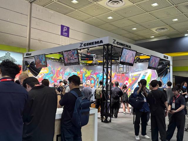 Nikon Imaging Korea’s 'Nikon in KOBA 2026 with RED' booth. Photo by Jin-young Park.
