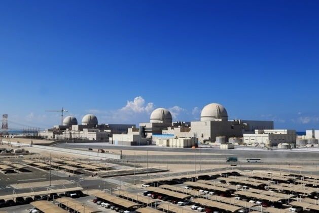 アラブ首長国連邦（UAE）バラカ原子力発電所の全景。ⓒ AFP/聯合ニュース