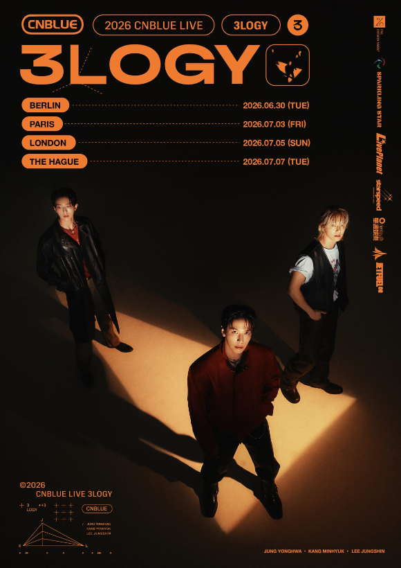 CNBLUEヨーロッパツアーポスター