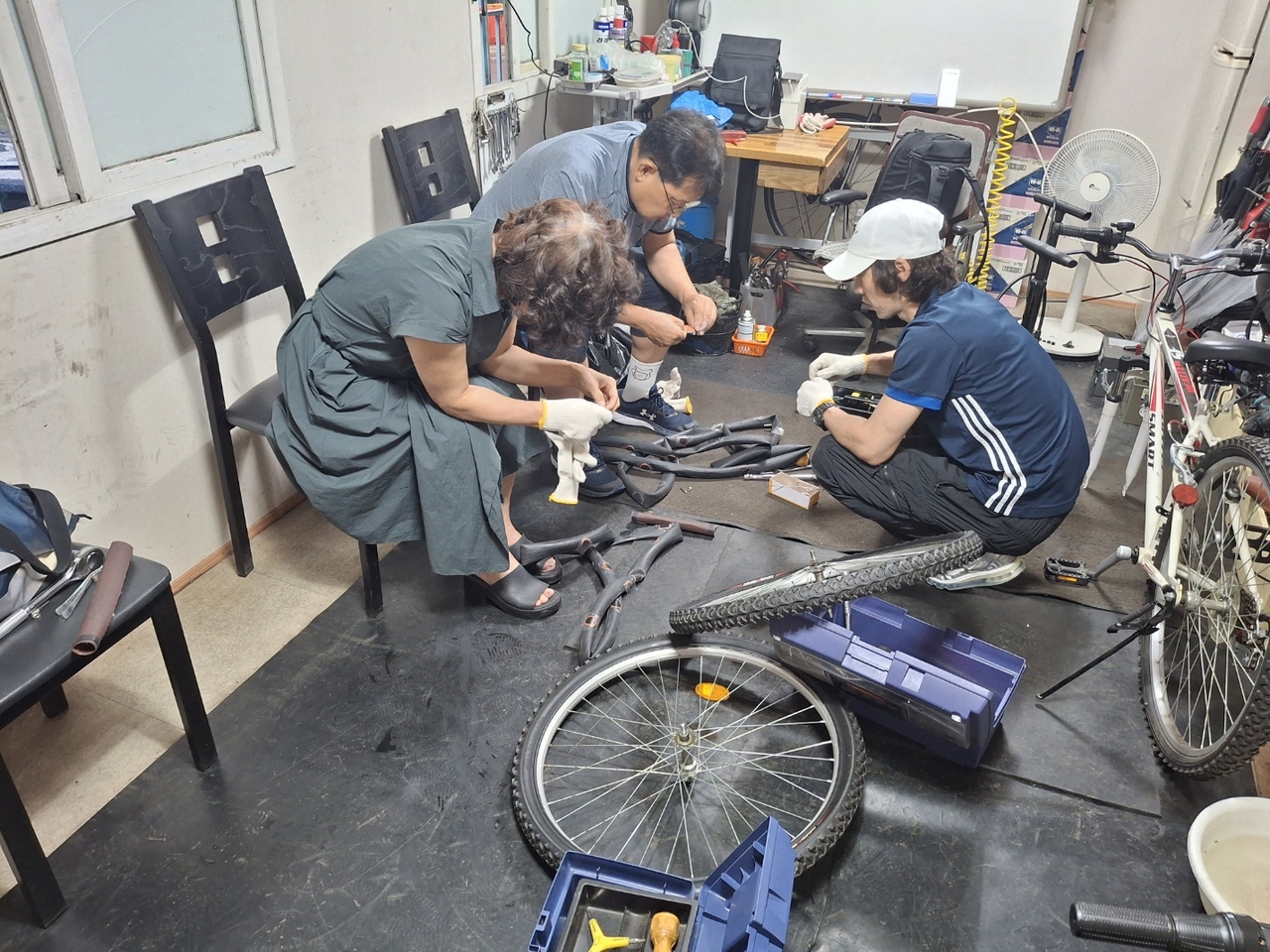 自転車修理教育