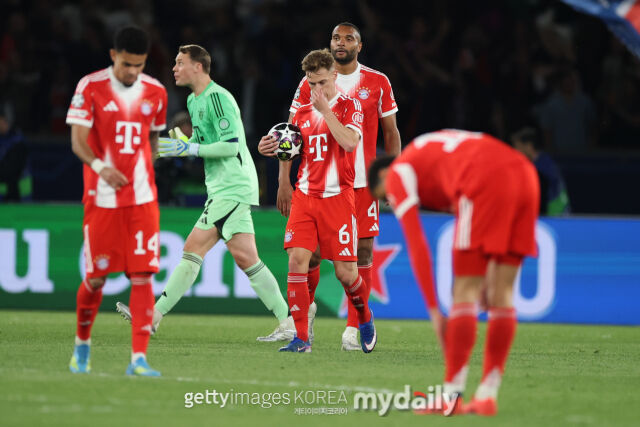 バイエルン・ミュンヘンが2026年4月、フランス・パリで行われたPSGとの2025-26シーズンUEFAチャンピオンズリーグ準決勝第1戦で4-5で敗れた／ゲッティイメージズ・コリア