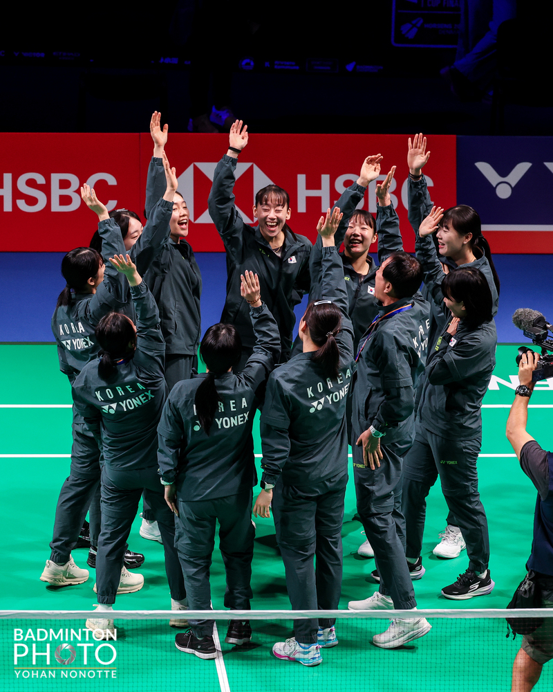 \"大韓民国女子バドミントン代表チーム。写真提供＝大韓バドミントン協会\"