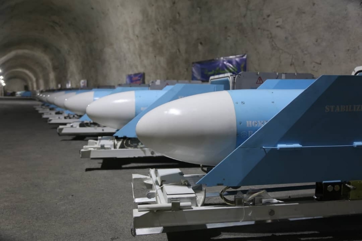 イラン地下ミサイル基地