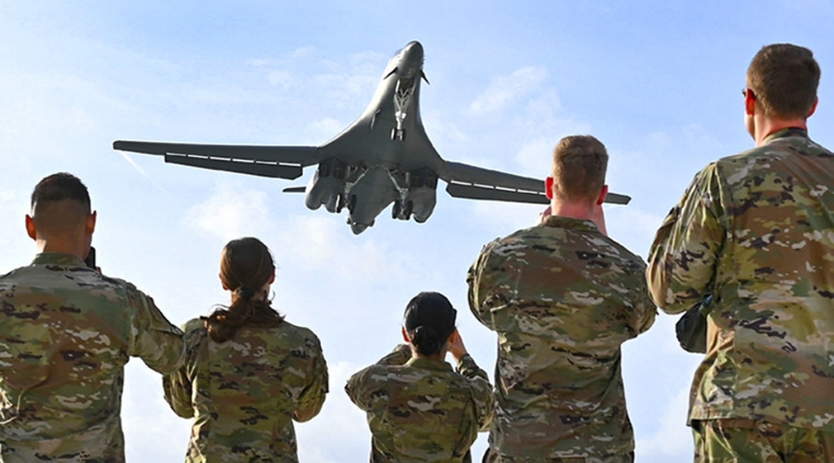 在韓米軍