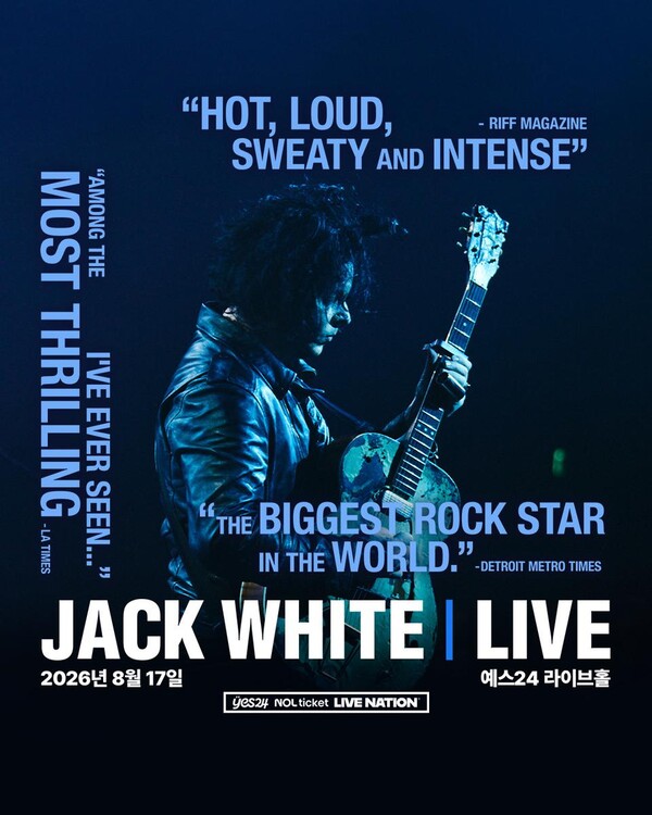 \"グラミー12冠のジャック・ホワイト、約4年ぶりの単独来韓…「Seven
