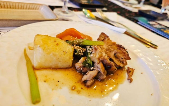 李在明大統領と高市早苗首相の晩餐会の料理
