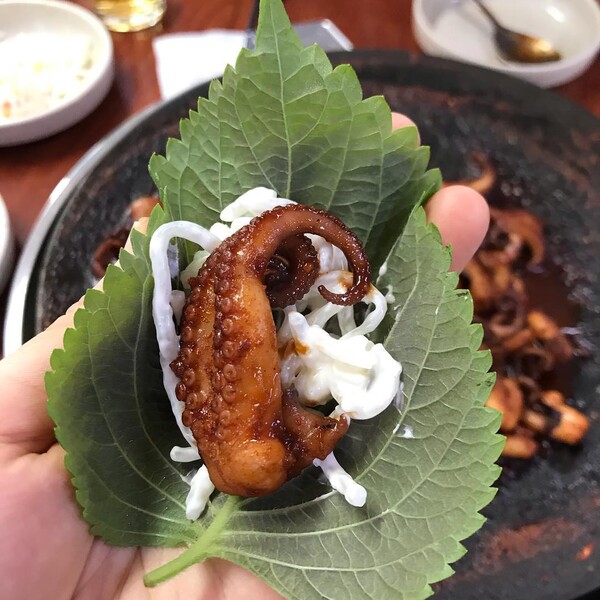 ナジョンスンハルメチュクミのチュクミ炒め