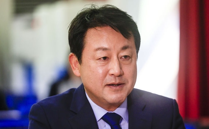 京畿・平澤乙のキム・ヨンナム（共に民主党）候補。ニューシス