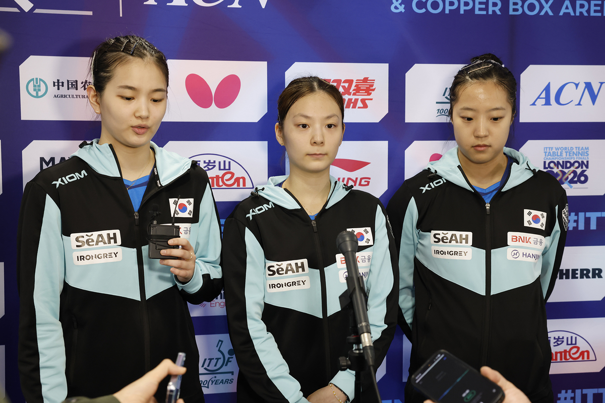韓国女子卓球代表チーム。大韓卓球協会