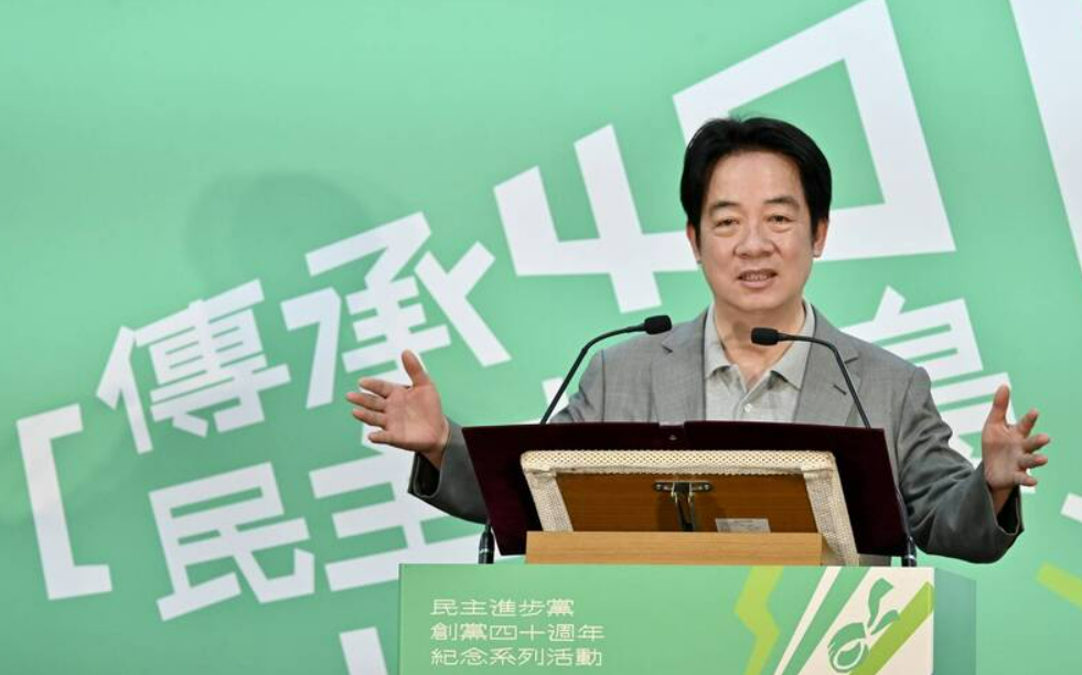 賴清德台湾総統、自由時報のキャプチャ