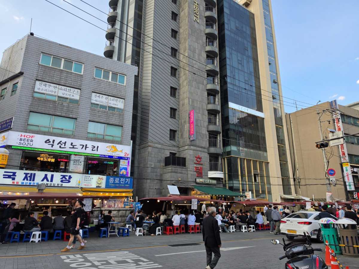 乙支路のヤジャン路地整理／直接撮影