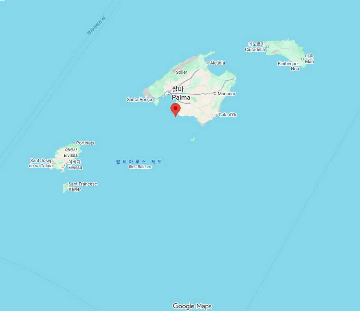 スペインの島旅先、バレアレス諸島