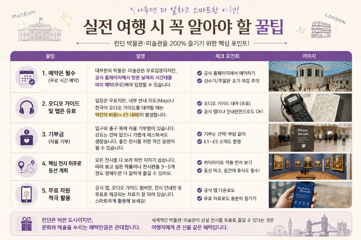 ロンドン博物館、美術館無料入場のコツ / ⓒインフォマティクスビュー