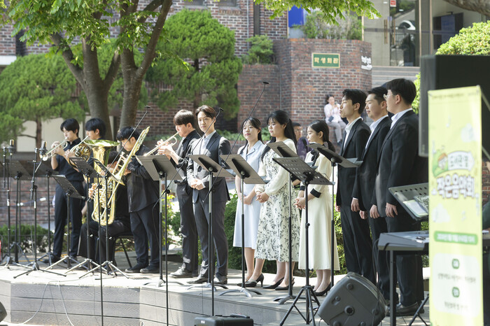 上明大学音楽会の様子