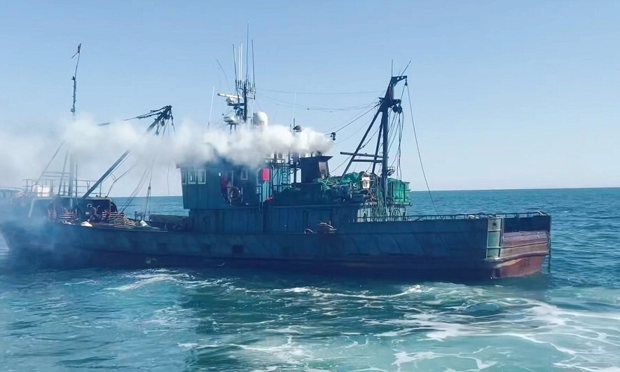 白翎島付近で「NLL侵入」 中国漁船2隻を拿捕