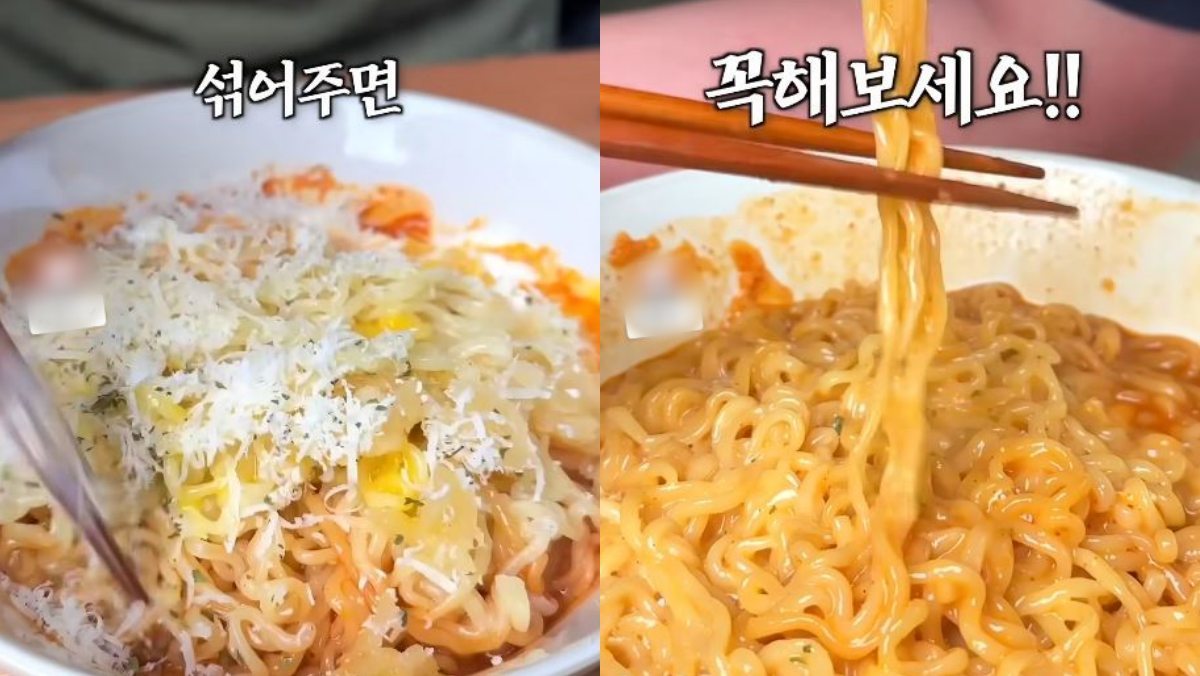 \"完成した1位のシンラーメンレシピのラーメン。\"