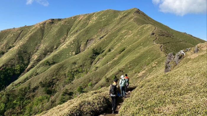 徳島県にある代表的な名山・剣山の風景。ⓒ徳島県観光協会