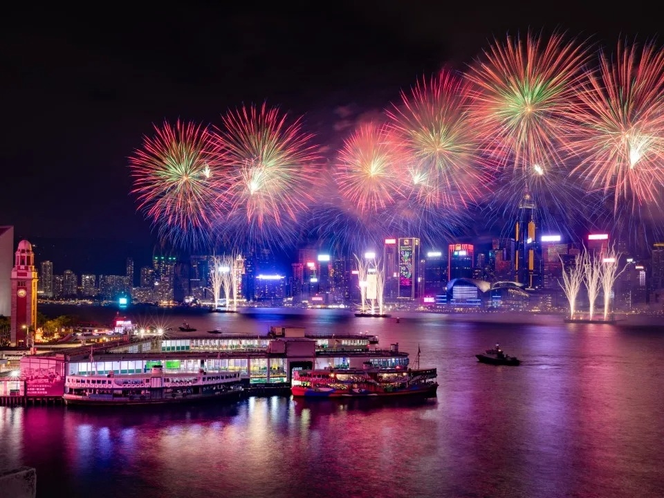 \"香港ビクトリアハーバー