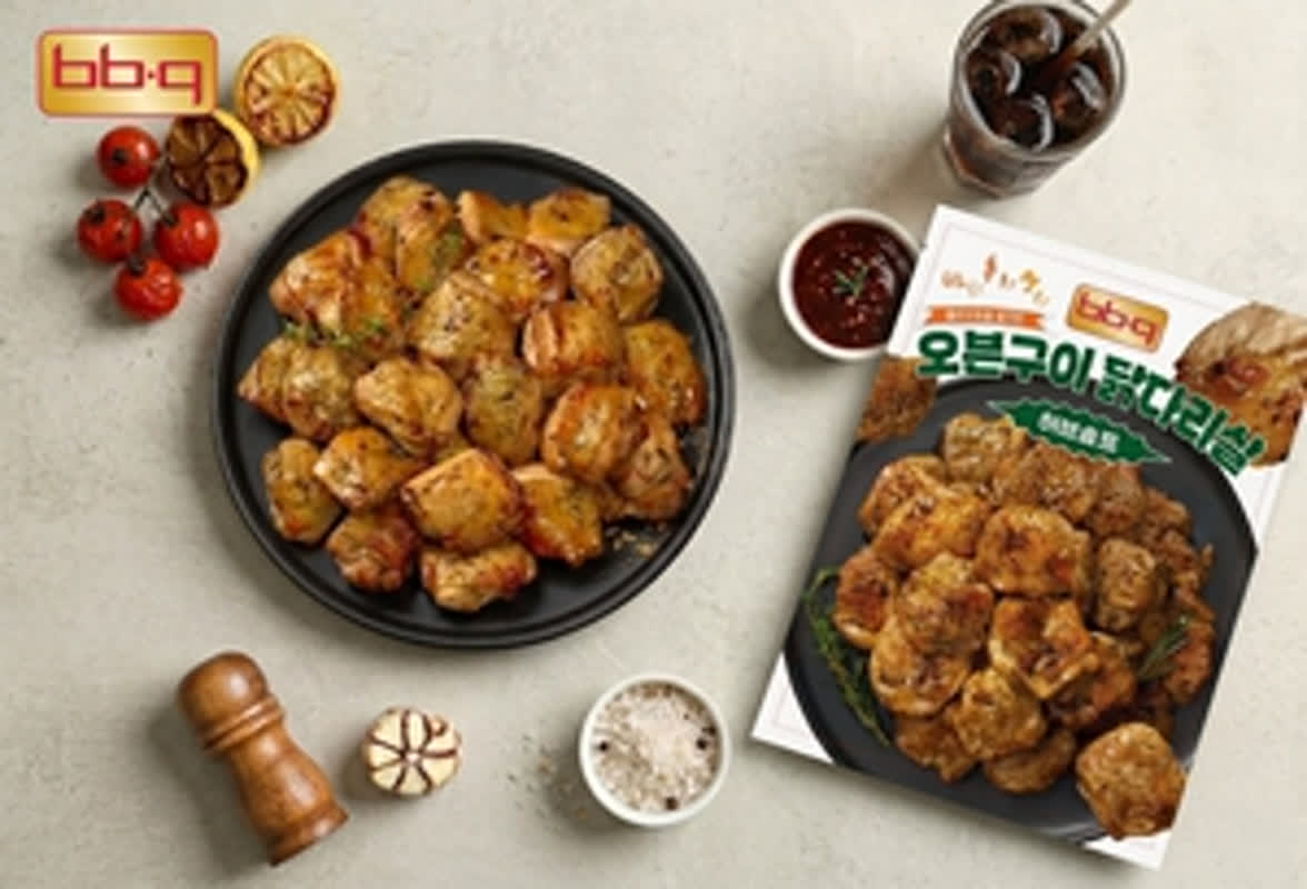 BBQの新商品、オーブン焼き鶏ももが大人気！