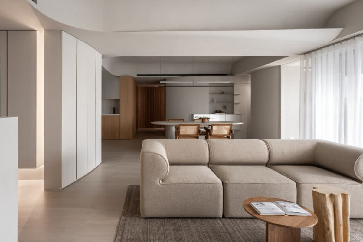 Inside a Stunning 1,700 Sq Ft Minimalist Apartment Renovation in Taiwan