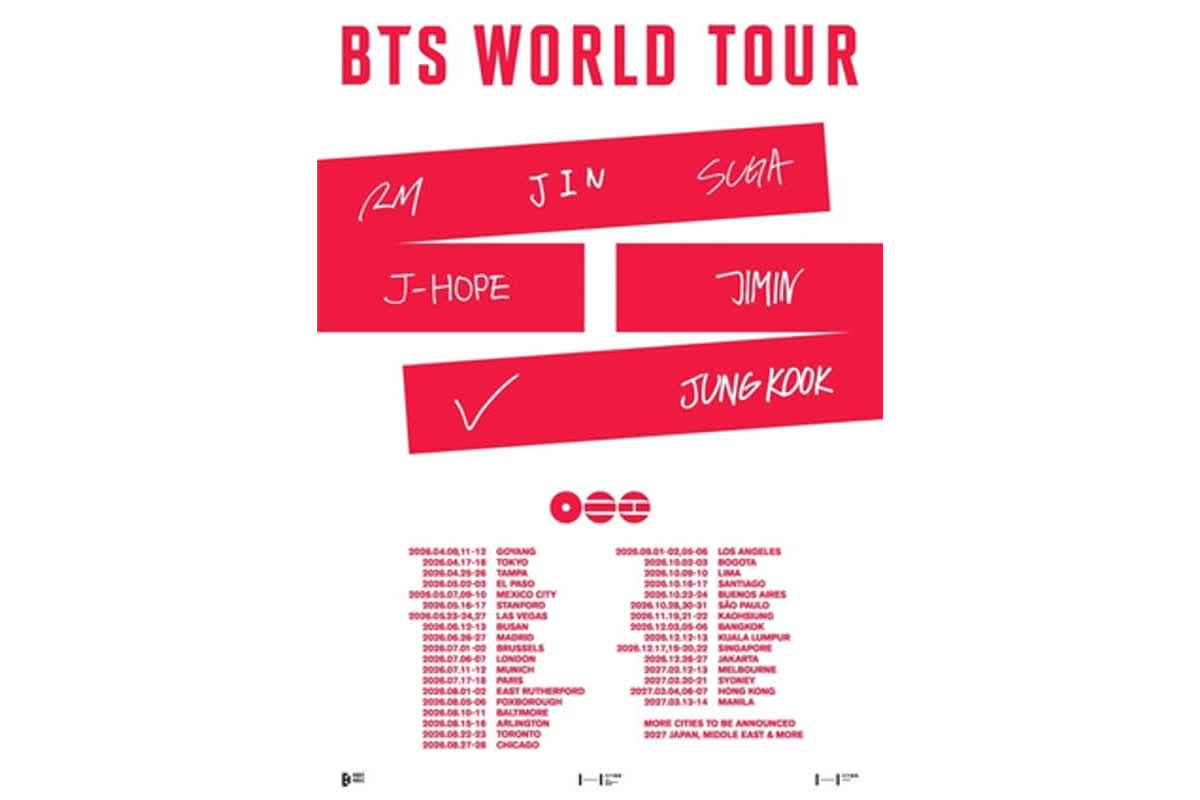 BTS Returns: All 7 Members to Kick Off 2026 World Tour in South Korea