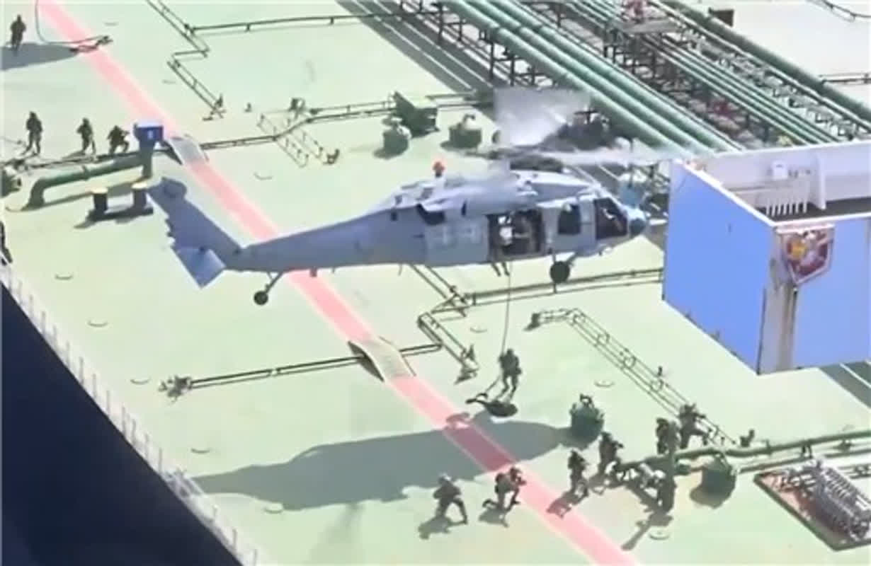 ついにイランの油船を拿捕！米国の海上作戦