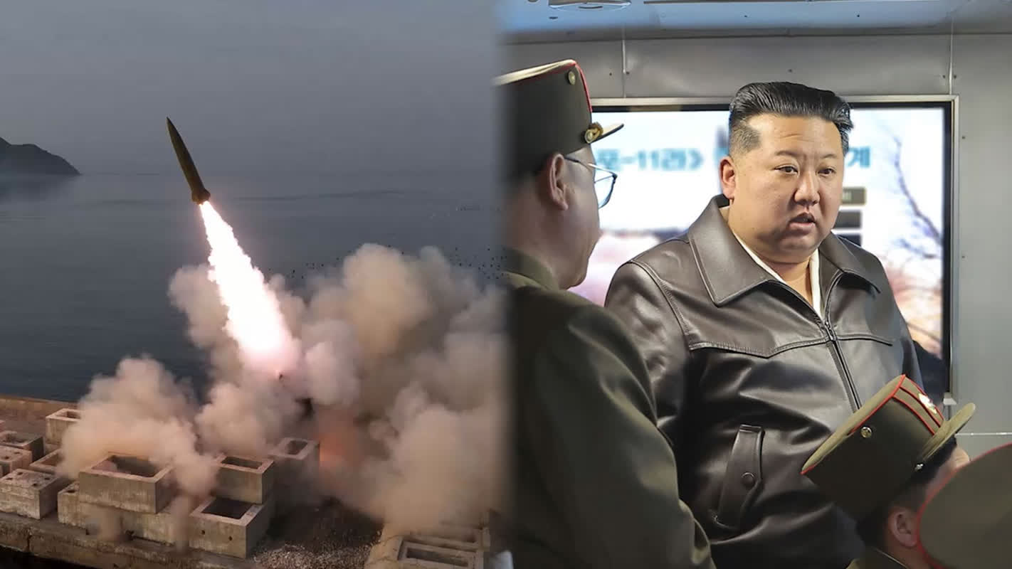 サッカー場18面分を制圧――北朝鮮が新型ミサイル試験を実施、金正恩氏が娘と立ち会い