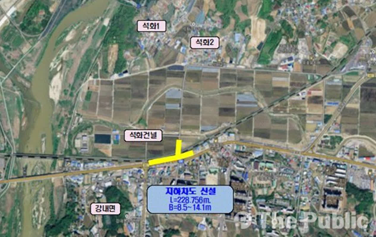 ついに完成！石火交差点の地下道が開通