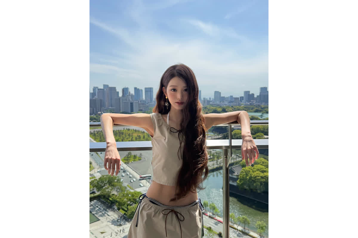 アイブのジャン・ウォンヨン、春の東京旅行を彩る！